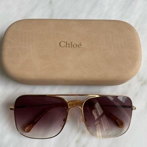 Chloe aviator sunglasses